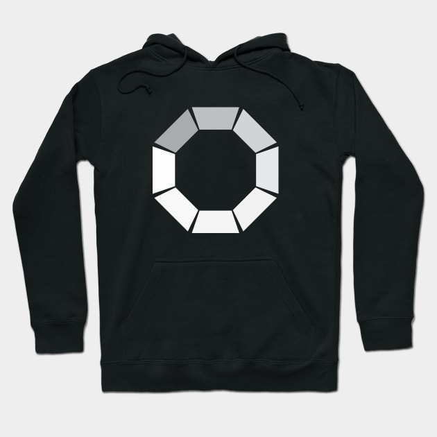 Black Mirror Loading Symbol Hoodie by cxtnd